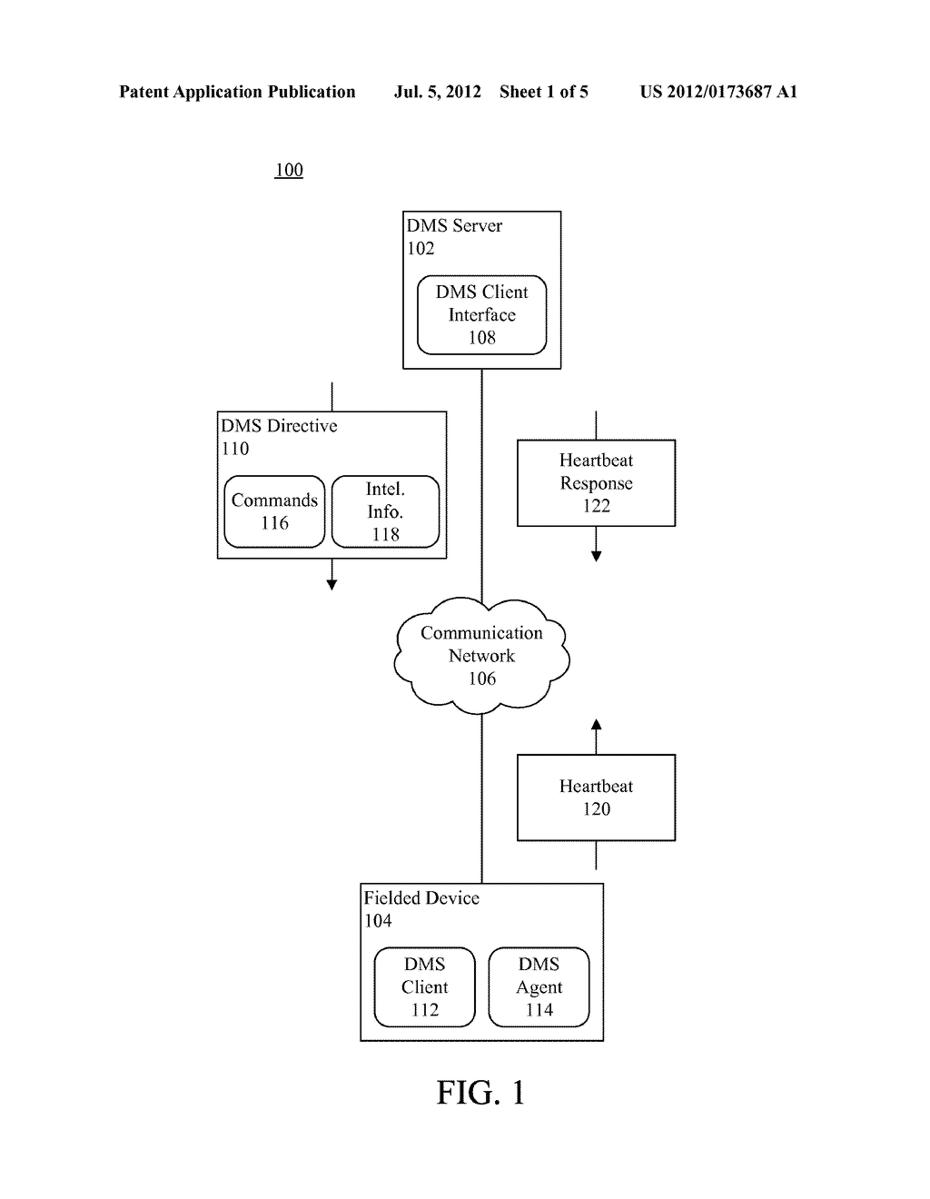 DISSEMINATING COMMANDS FROM A DMS SERVER TO FIELDED DEVICES USING AN     EXTENDABLE COMMAND ARCHITECTURE - diagram, schematic, and image 02