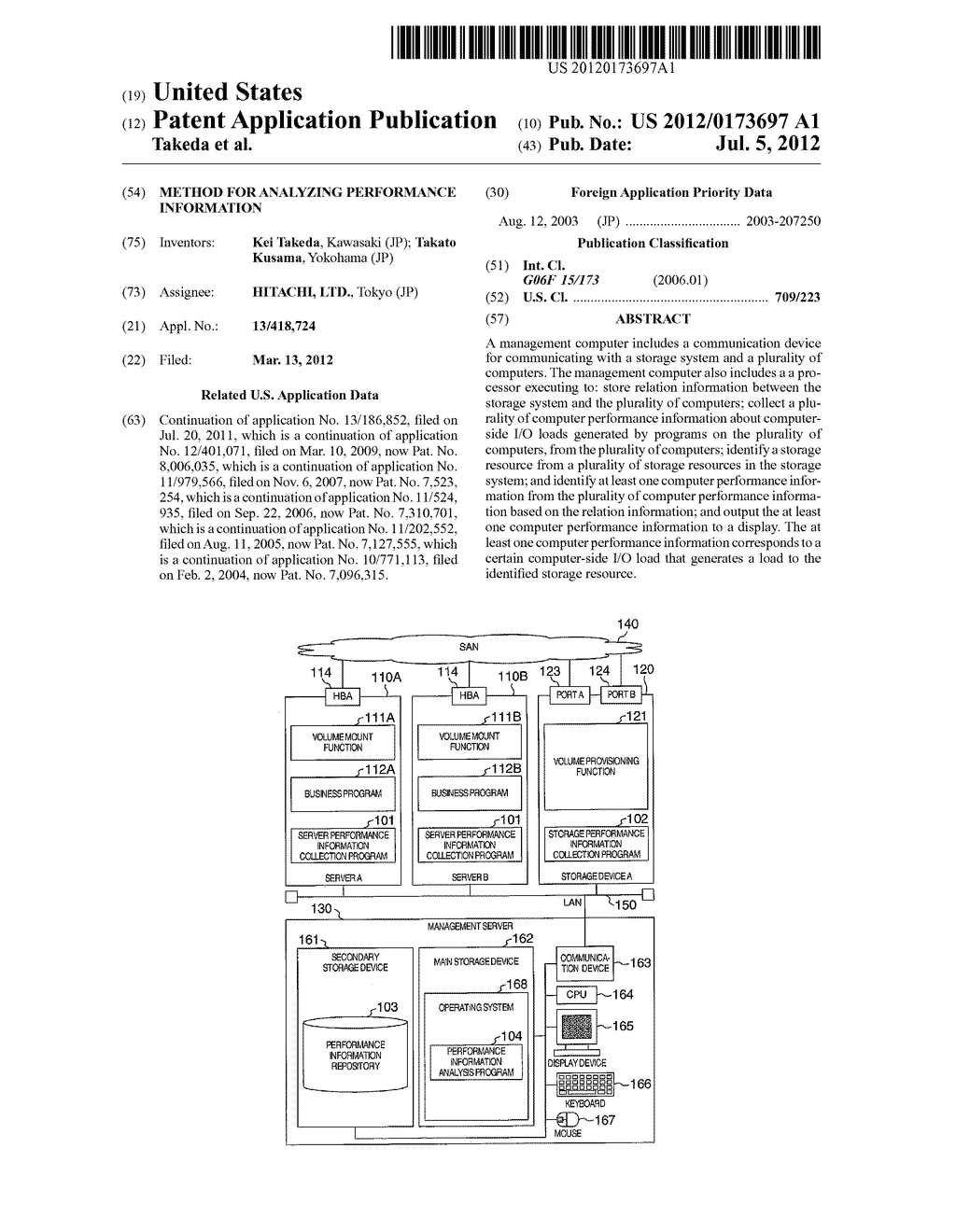 METHOD FOR ANALYZING PERFORMANCE INFORMATION - diagram, schematic, and image 01