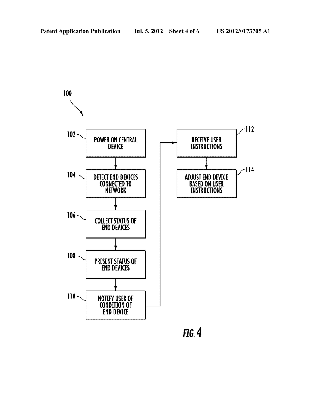 SYSTEM AND METHOD FOR CONSOLIDATED MONITORING AND MANAGING OF NETWORK     ENABLED DEVICES - diagram, schematic, and image 05