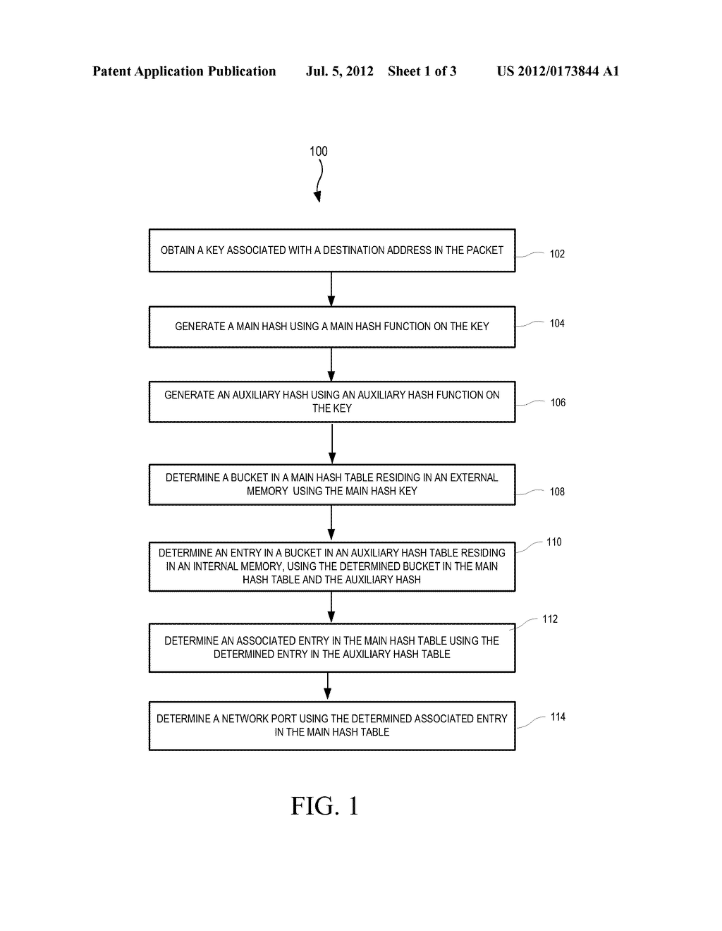 APPARATUS AND METHOD FOR DETERMINING A CACHE LINE IN AN N-WAY SET     ASSOCIATIVE CACHE - diagram, schematic, and image 02