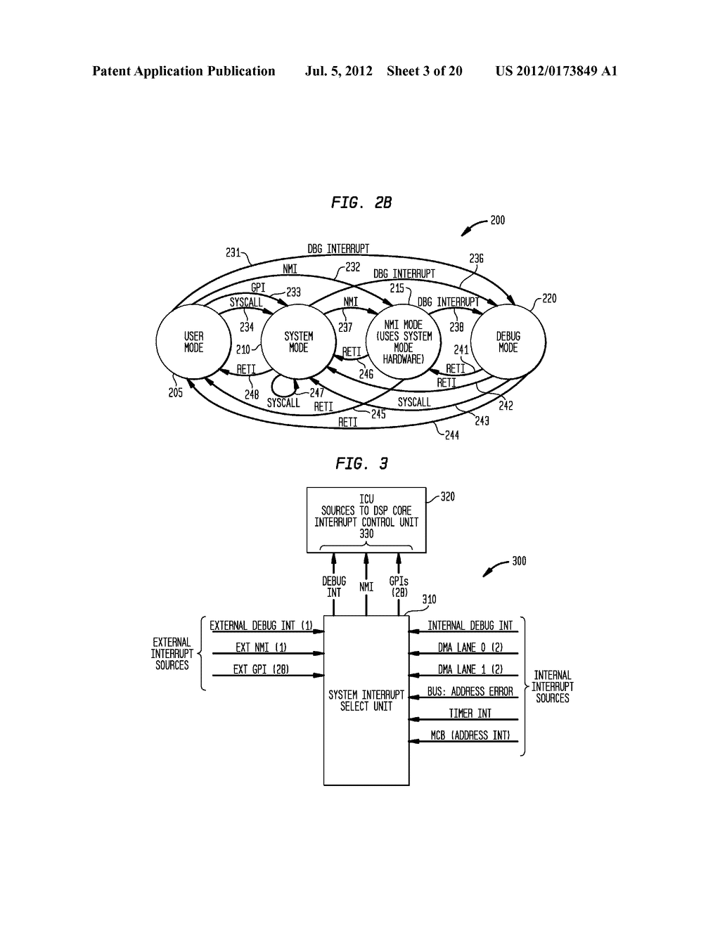 Methods and Apparatus for Scalable Array Processor Interrupt Detection and     Response - diagram, schematic, and image 04