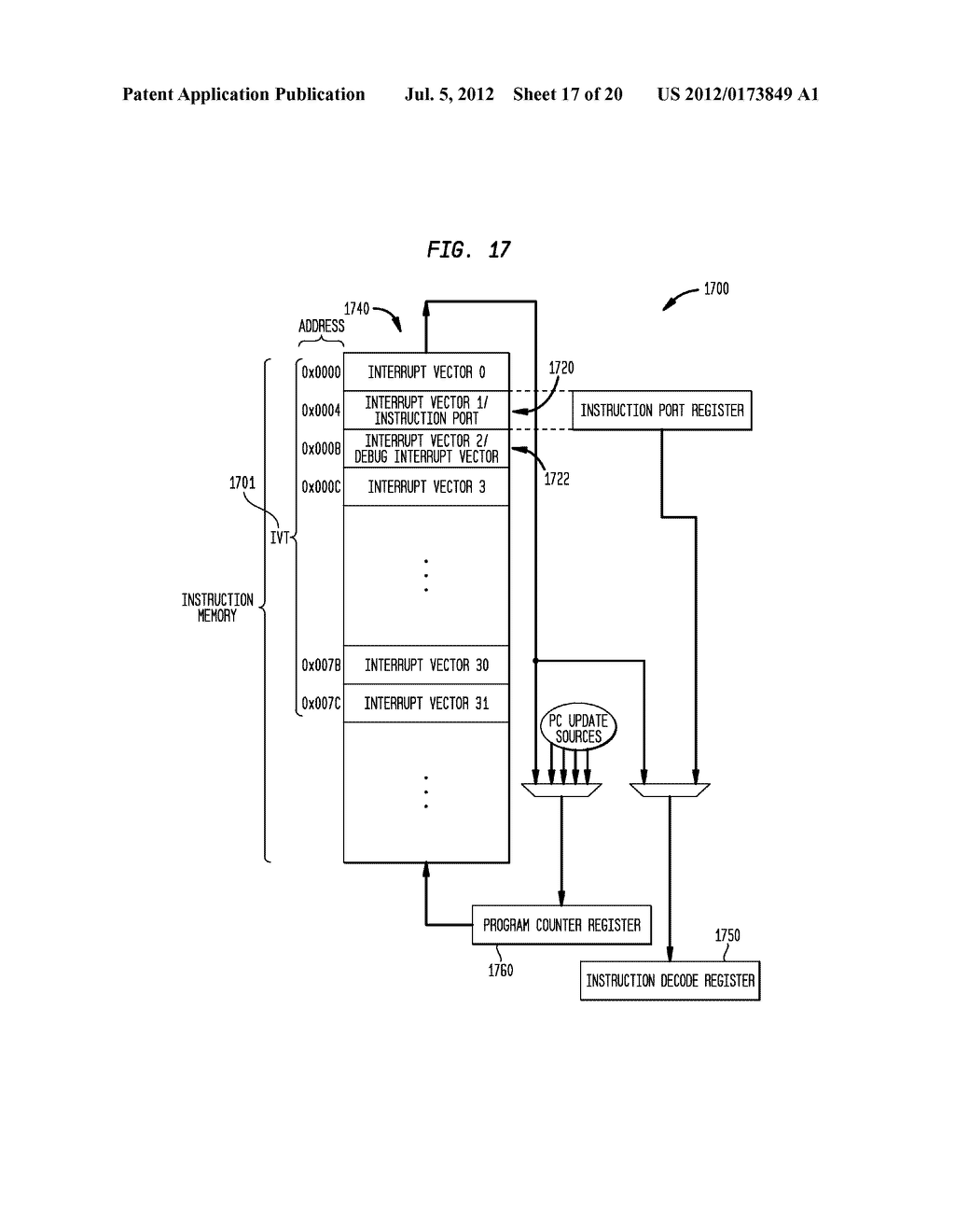 Methods and Apparatus for Scalable Array Processor Interrupt Detection and     Response - diagram, schematic, and image 18