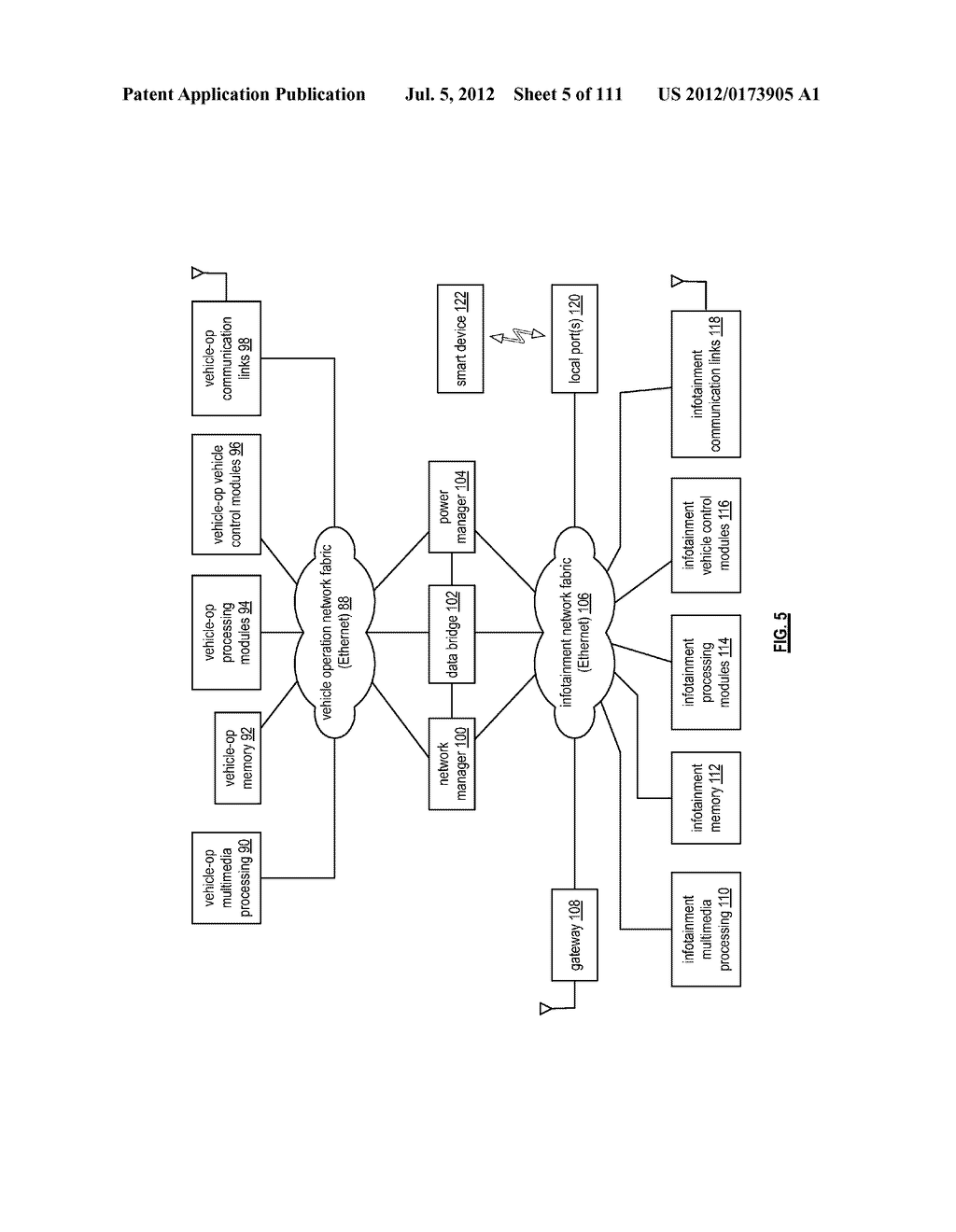 PROVIDING POWER OVER ETHERNET WITHIN A VEHICULAR COMMUNICATION NETWORK - diagram, schematic, and image 06