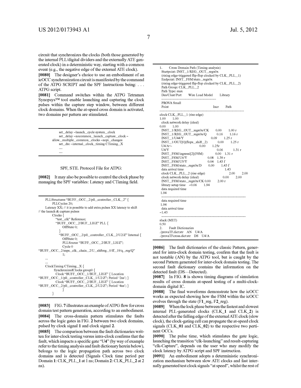 APPARATUS FOR AT-SPEED TESTING, IN INTER-DOMAIN MODE, OF A     MULTI-CLOCK-DOMAIN DIGITAL INTEGRATED CIRCUIT ACCORDING TO BIST OR SCAN     TECHNIQUES - diagram, schematic, and image 16