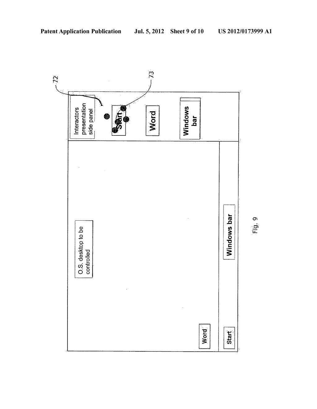 METHOD AND APPARATUS FOR USING GENERIC SOFTWARE APPLICATIONS BY MEANS OF     OCULAR CONTROL AND SUITABLE METHODS OF INTERACTION - diagram, schematic, and image 10