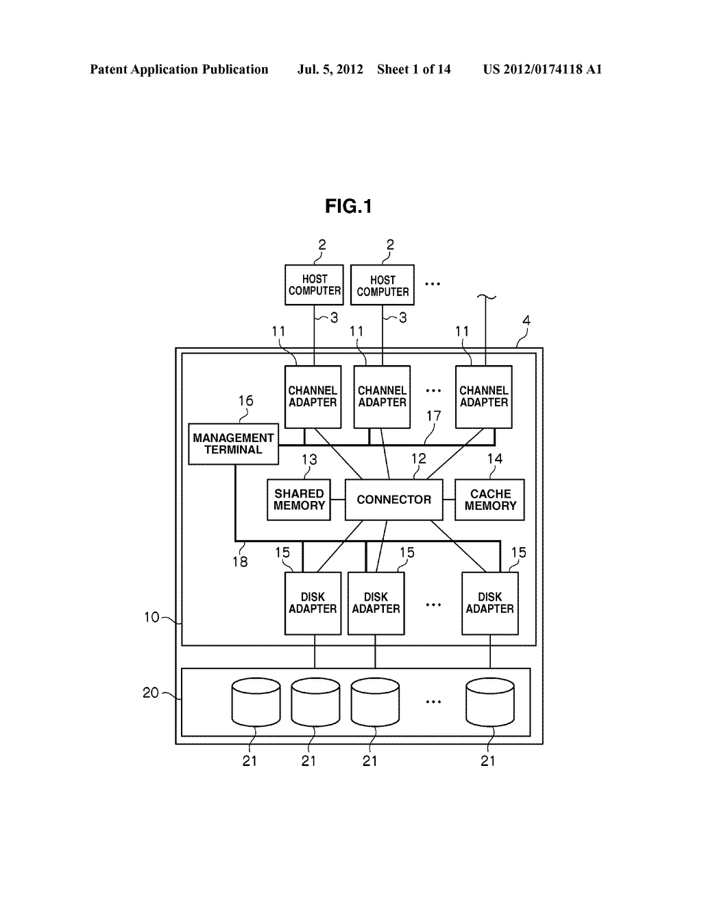 STORAGE APPARATUS AND LOAD DISTRIBUTION METHOD - diagram, schematic, and image 02