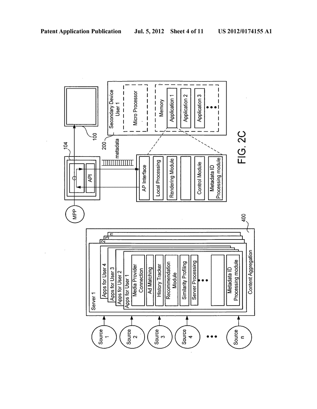 ENTERTAINMENT COMPANION CONTENT APPLICATION FOR INTERACTING WITH     TELEVISION CONTENT - diagram, schematic, and image 05