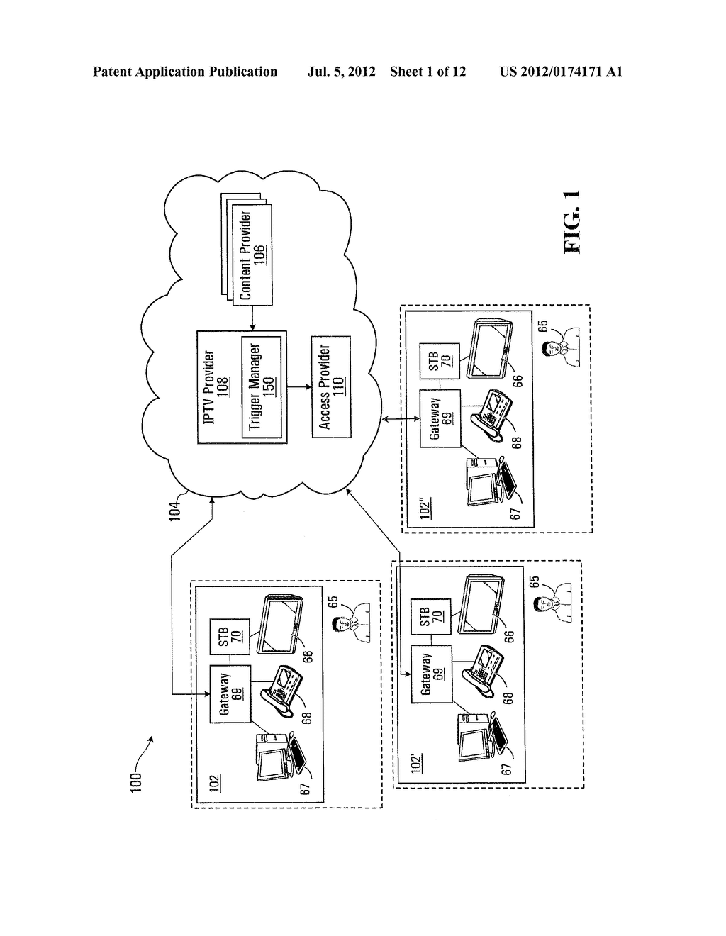 METHOD AND SYSTEM FOR TRIGGER MANAGEMENT IN AN INTERACTIVE TELEVISION     ENVIRONMENT - diagram, schematic, and image 02