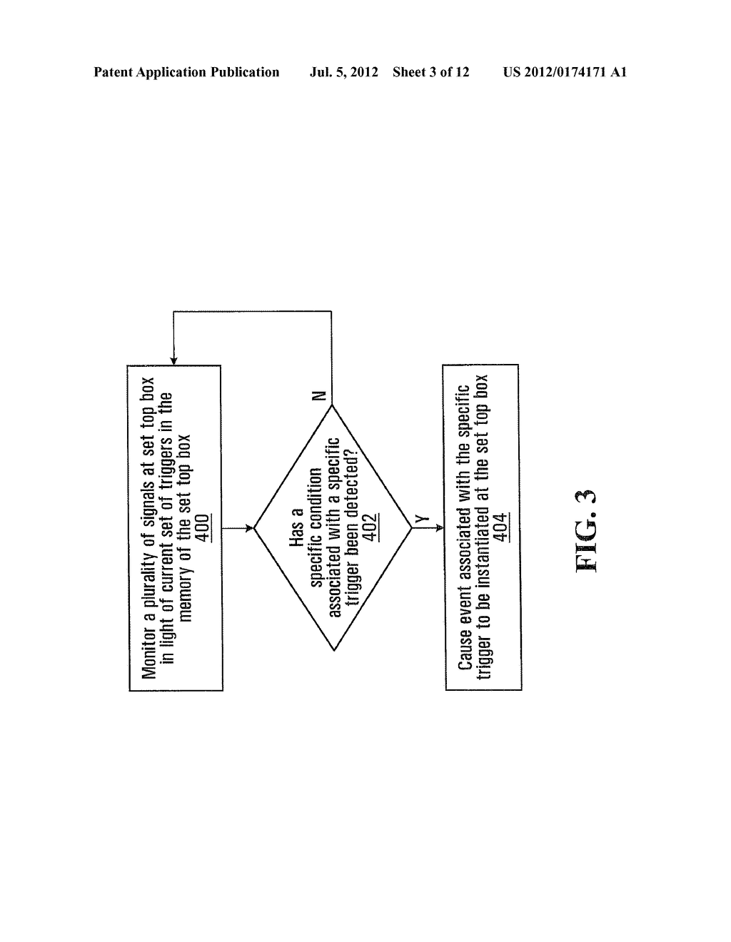 METHOD AND SYSTEM FOR TRIGGER MANAGEMENT IN AN INTERACTIVE TELEVISION     ENVIRONMENT - diagram, schematic, and image 04