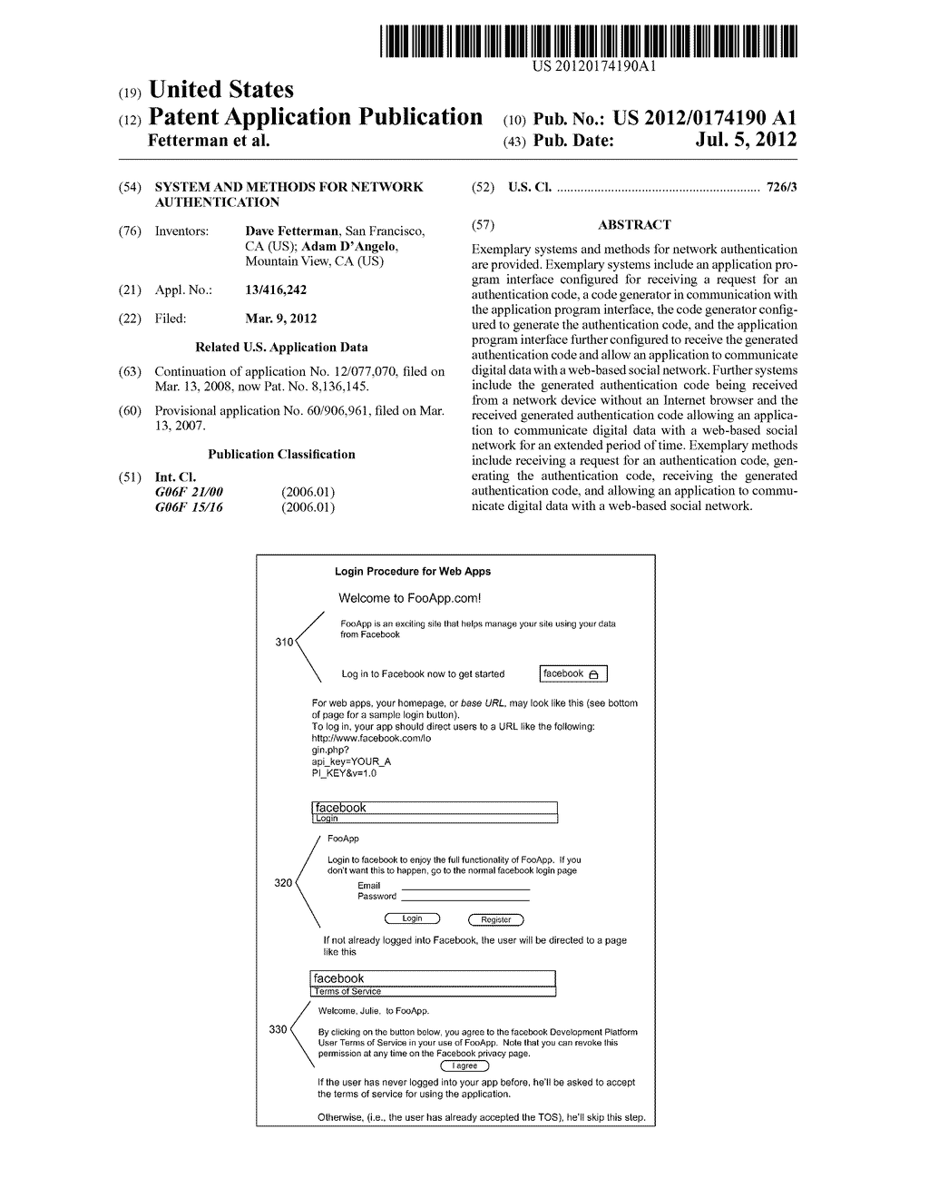 System and Methods for Network Authentication - diagram, schematic, and image 01