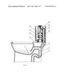 SUCTION DEVICE FOR ENHANCING THE NEGATIVE PRESSURE OF THE SIPHON OF THE     TOILET AND THE METHOD THEREOF diagram and image