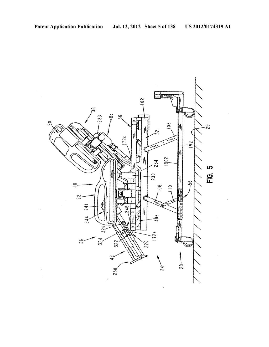 Hospital Bed - diagram, schematic, and image 07