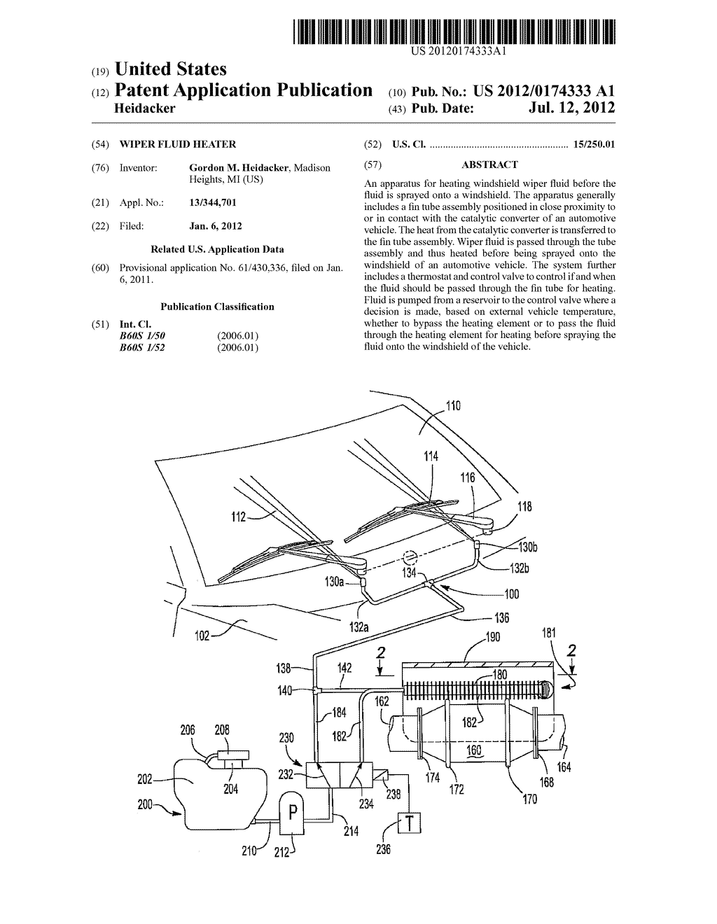 WIPER FLUID HEATER - diagram, schematic, and image 01