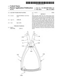 Ratchet pliers for snap ring diagram and image