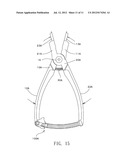 Ratchet pliers for snap ring diagram and image