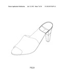 SHOE WITH INTERCHANGEABLE HEEL diagram and image