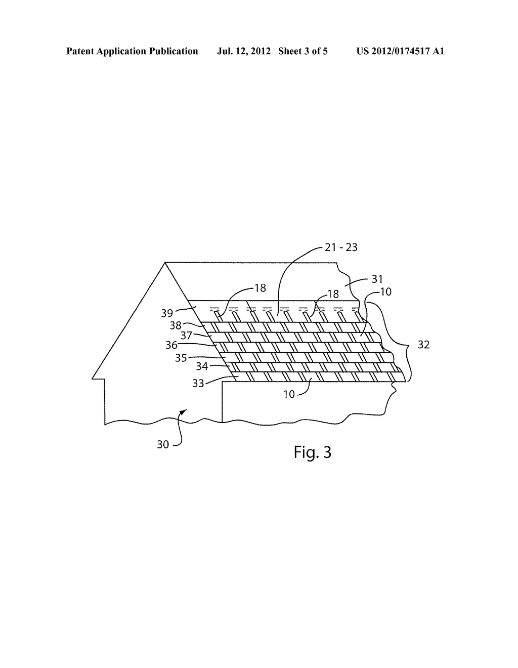 Asphalt Shingle, Roof Covering Therewith And Method Of Making The Same     With Synchronized Adhesive Positioning Thereon - diagram, schematic, and image 04