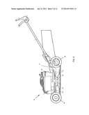 LAWN MOWER CLEANING AND MULCHING DEVICE AND METHOD diagram and image