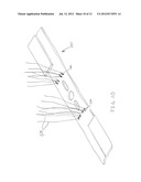 LAWN MOWER CLEANING AND MULCHING DEVICE AND METHOD diagram and image