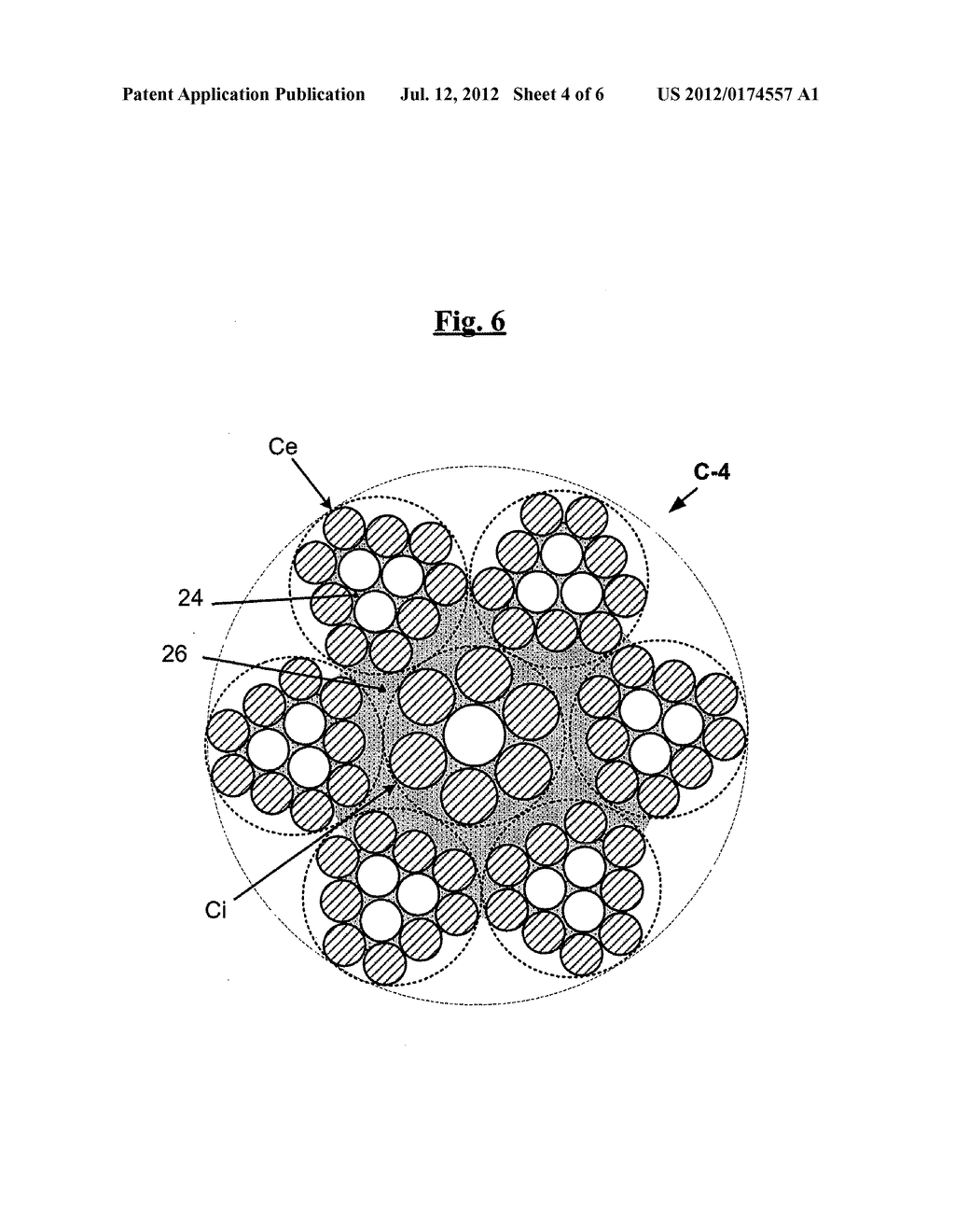 Multi-Strand Cord in which the Basic Strands are Dual Layer Cords,     Rubberized in Situ - diagram, schematic, and image 05