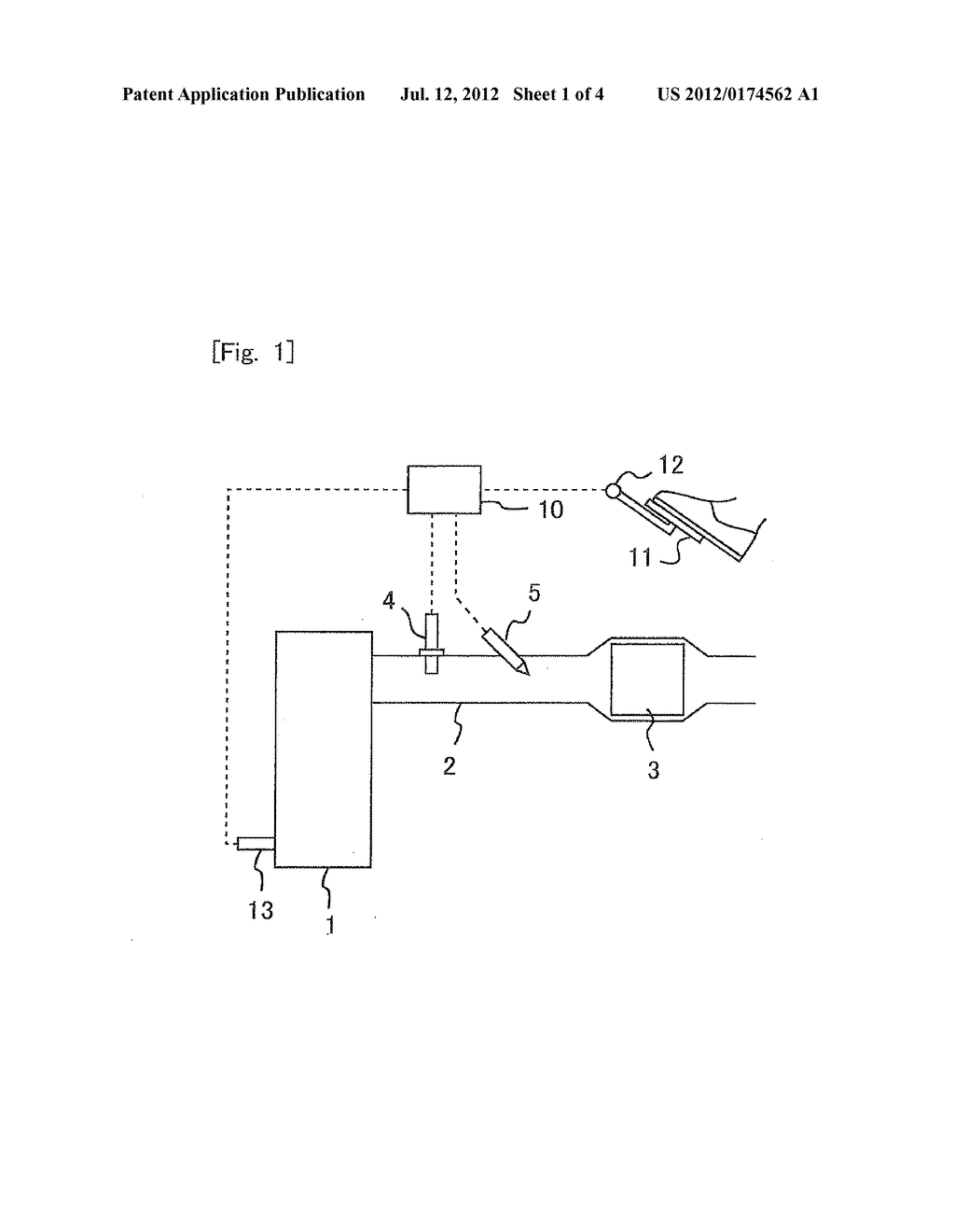 EXHAUST GAS PURIFICATION APPARATUS AND EXHAUST GAS PURIFICATION METHOD FOR     AN INTERNAL COMBUSTION ENGINE - diagram, schematic, and image 02