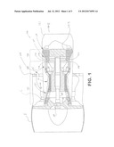 BLADES IN A TURBINE SECTION OF A GAS TURBINE ENGINE diagram and image