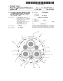 ELECTRIC CABLE WITH BENDING SENSOR AND MONITORING SYSTEM AND METHOD FOR     DETECTING BENDING IN AT LEAST ONE ELECTRIC CABLE diagram and image