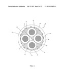 ELECTRIC CABLE WITH BENDING SENSOR AND MONITORING SYSTEM AND METHOD FOR     DETECTING BENDING IN AT LEAST ONE ELECTRIC CABLE diagram and image