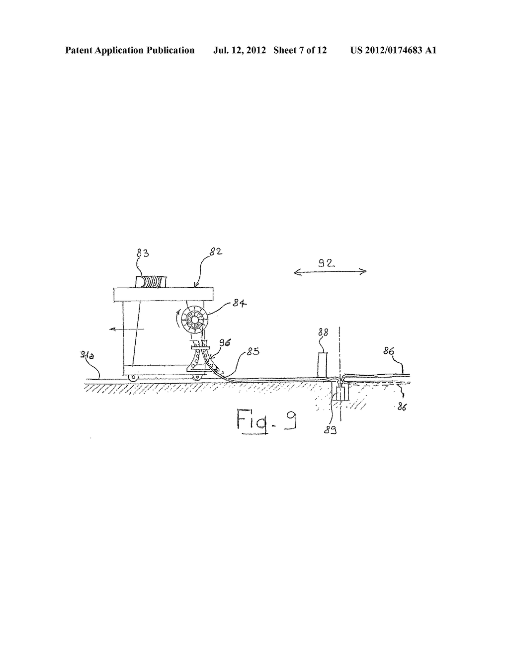 ELECTRIC CABLE WITH BENDING SENSOR AND MONITORING SYSTEM AND METHOD FOR     DETECTING BENDING IN AT LEAST ONE ELECTRIC CABLE - diagram, schematic, and image 08