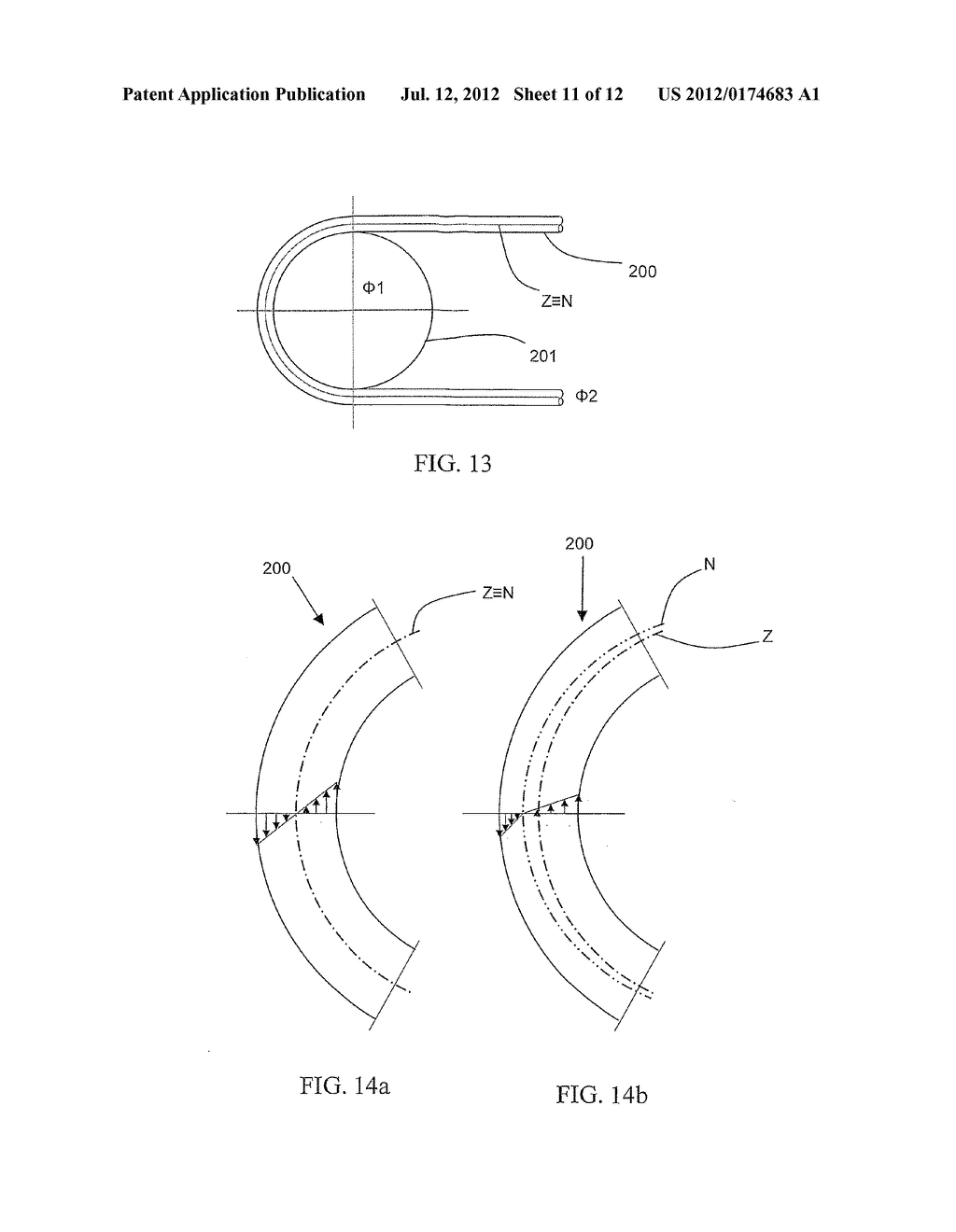 ELECTRIC CABLE WITH BENDING SENSOR AND MONITORING SYSTEM AND METHOD FOR     DETECTING BENDING IN AT LEAST ONE ELECTRIC CABLE - diagram, schematic, and image 12