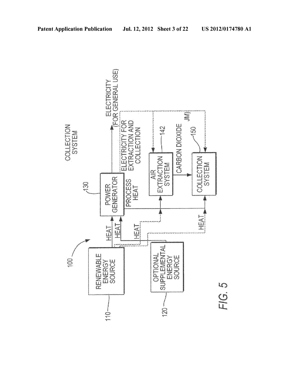 CARBON DIOXIDE CAPTURE/REGENERATION METHOD USING CO-GENERATION - diagram, schematic, and image 04