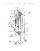 Adjustable vertical desk diagram and image