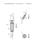 Electronic vapor inhaling device diagram and image