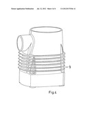 EMBEDDED POLE PART WITH AN ISOLATING HOUSING MADE OF THERMOPLASTIC     MATERIAL diagram and image