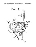 NOVEL EXTERNAL TAP ACTUATOR AND DISPENSE NOZZLE FOR COLLAPSIBLE LINER     VALVES diagram and image