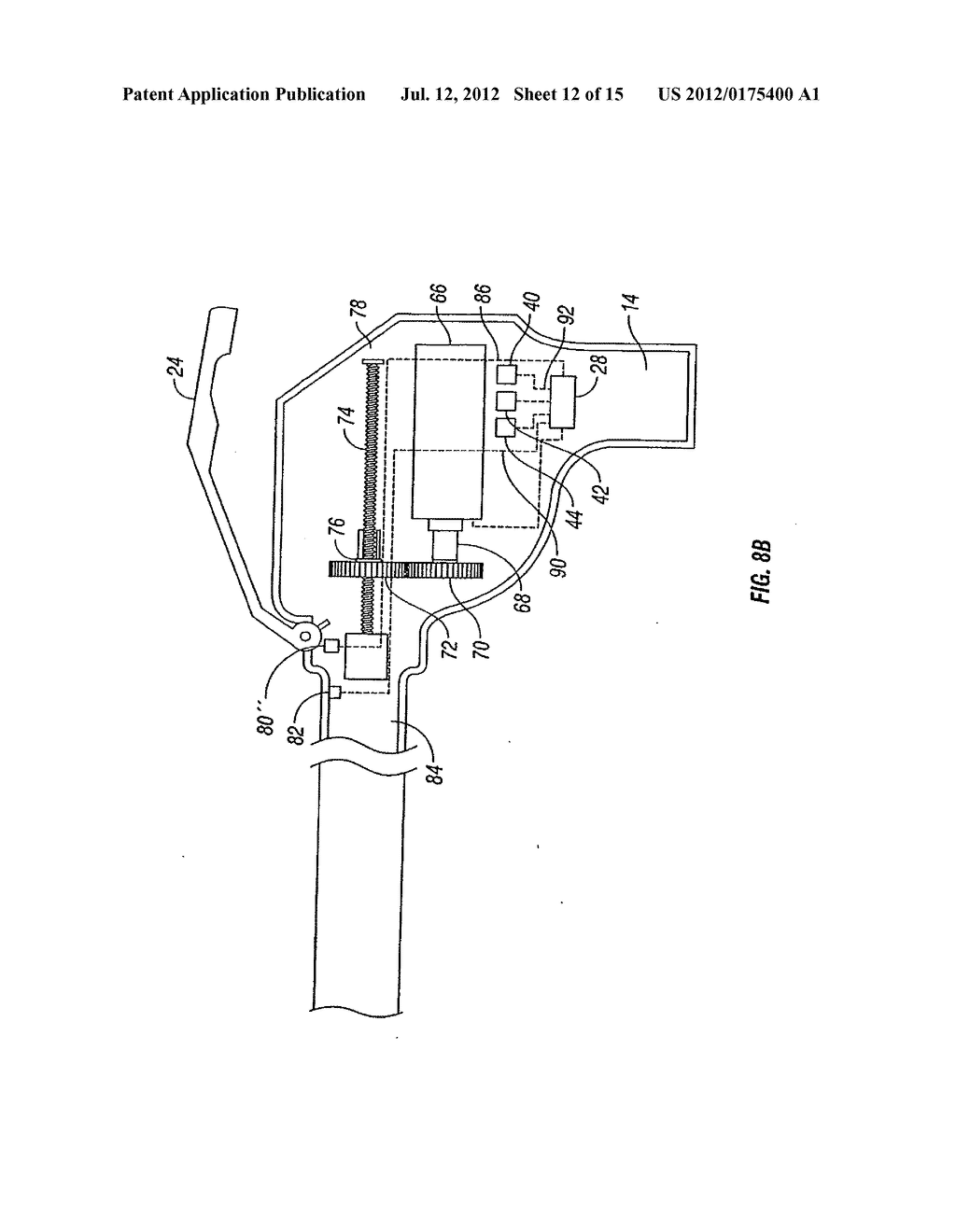 SURGICAL STAPLER WITH TIMER AND FEEDBACK DISPLAY - diagram, schematic, and image 13