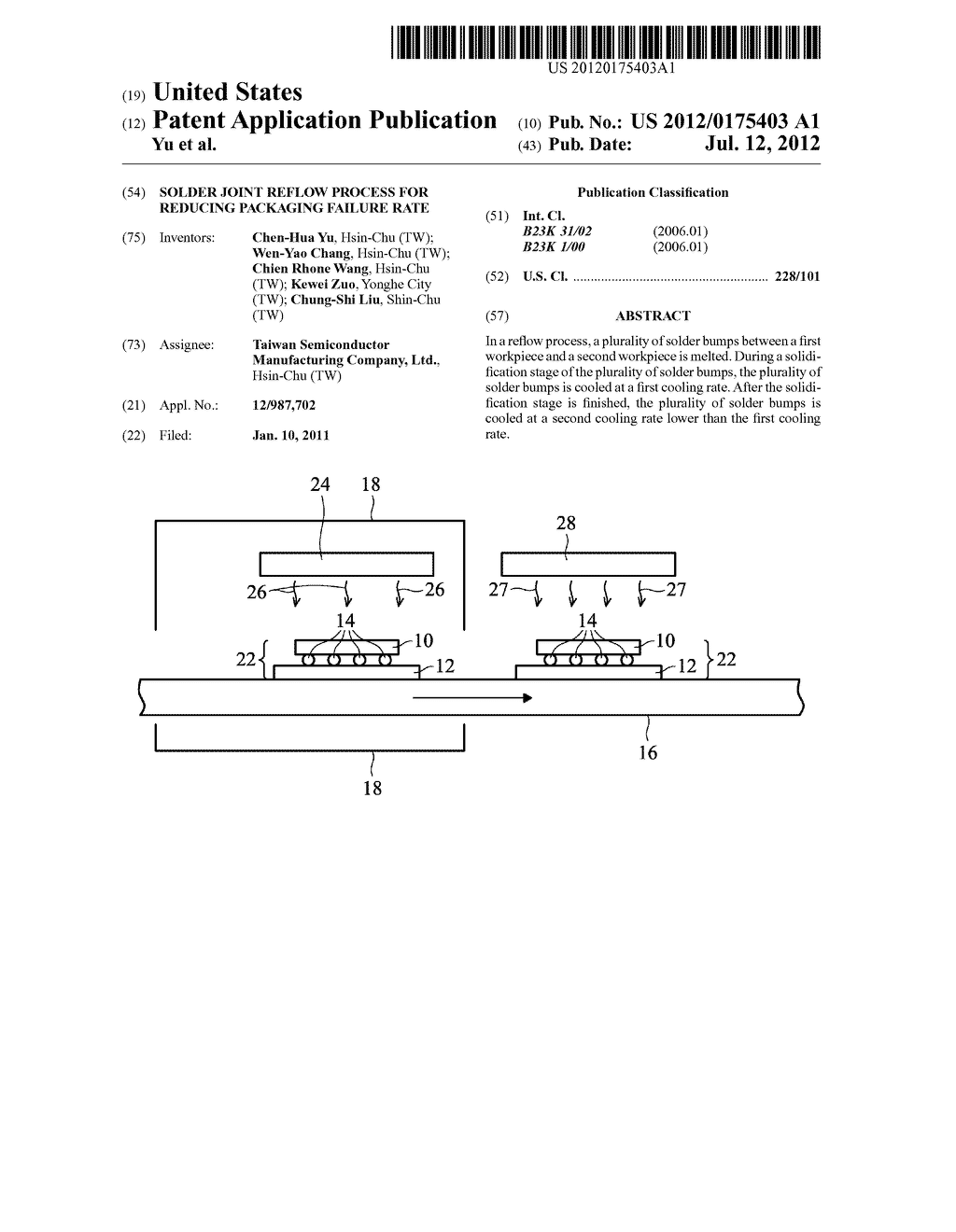 Solder Joint Reflow Process for Reducing Packaging Failure Rate - diagram, schematic, and image 01