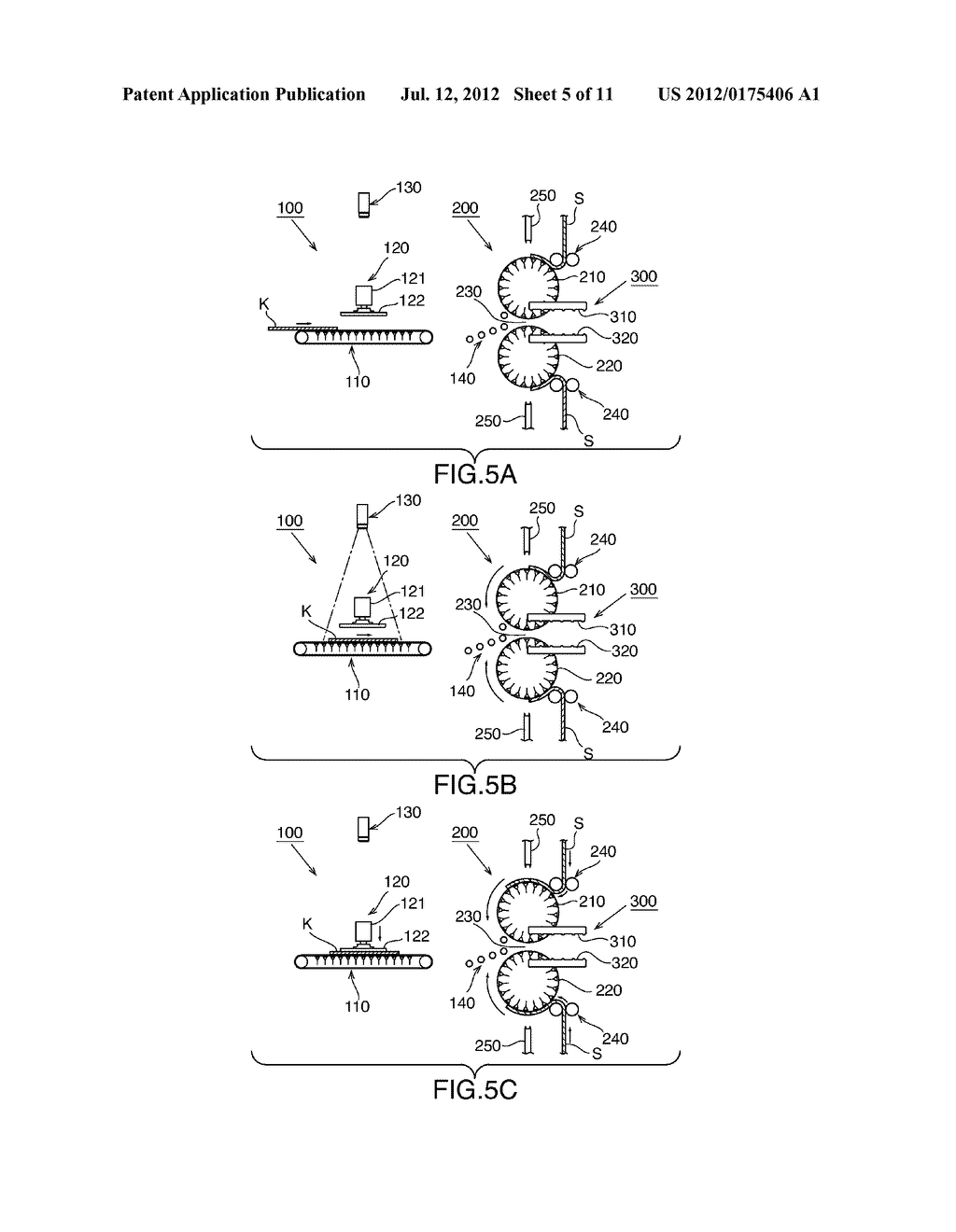 ELECTRODE PLATE WRAPPING DEVICE AND METHOD OF WRAPPING ELECTRODE PLATE     WITH SEPARATORS - diagram, schematic, and image 06