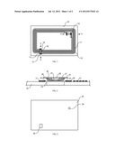 RADIO FREQUENCY IDENTIFICATION DEVICE IN POLYCARBONATE AND ITS     MANUFACTURING METHOD diagram and image