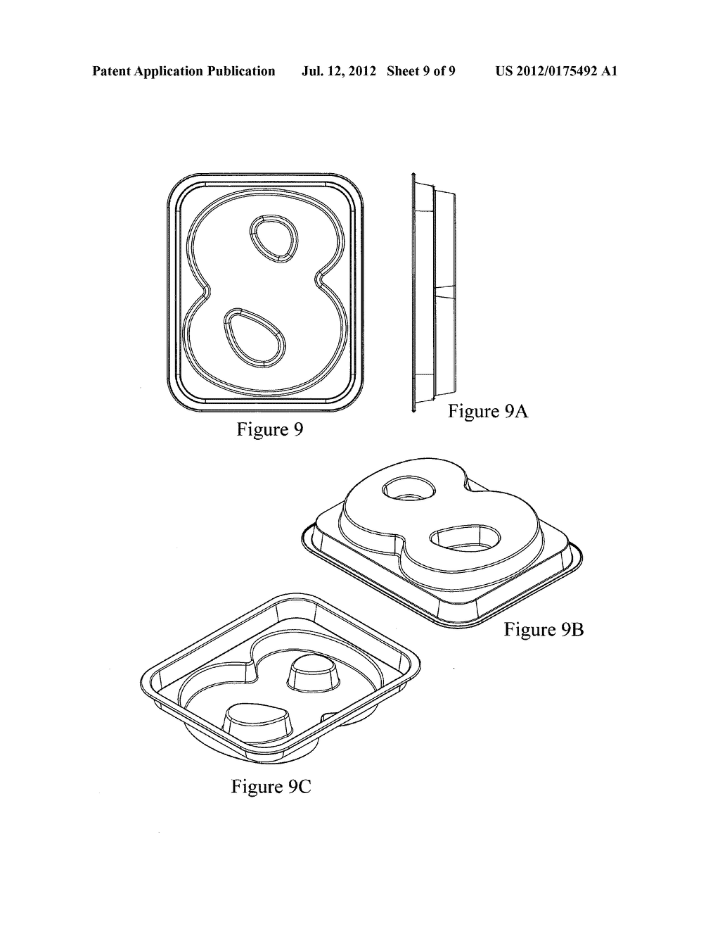 Cake mold - diagram, schematic, and image 10