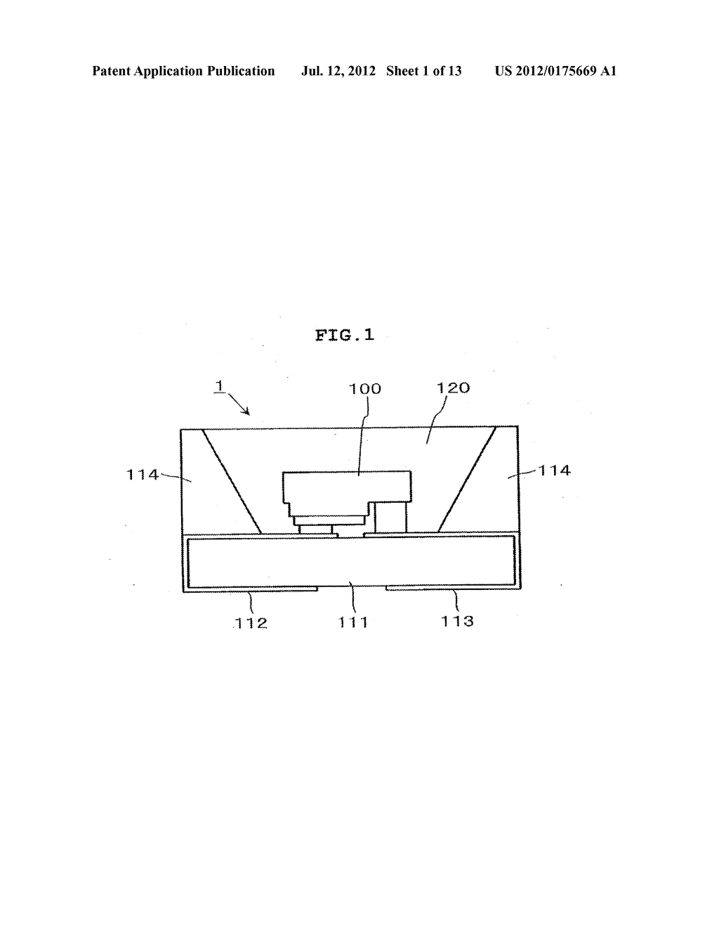 LIGHT EMITTING DEVICE USING GaN LED CHIP - diagram, schematic, and image 02