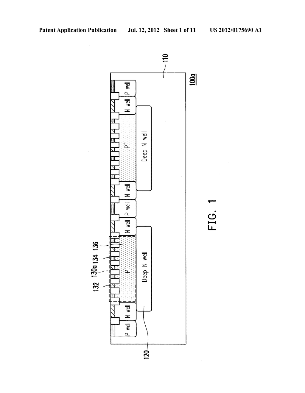 SI PHOTODIODE WITH SYMMETRY LAYOUT AND DEEP WELL BIAS IN CMOS TECHNOLOGY - diagram, schematic, and image 02