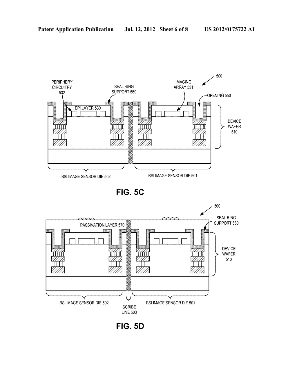 SEAL RING SUPPORT FOR BACKSIDE ILLUMINATED IMAGE SENSOR - diagram, schematic, and image 07