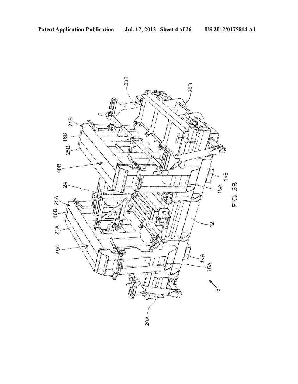 METHOD OF AND MACHINE FOR MANUFACTURING CONCRETE U-WALL TYPE CONSTRUCTION     ELEMENTS AND METHOD OF OPERATING THE SAME - diagram, schematic, and image 05