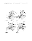 Mechanisms for creating undulating motion, such as for propulsion, and for     harnessing the energy of moving fluid diagram and image