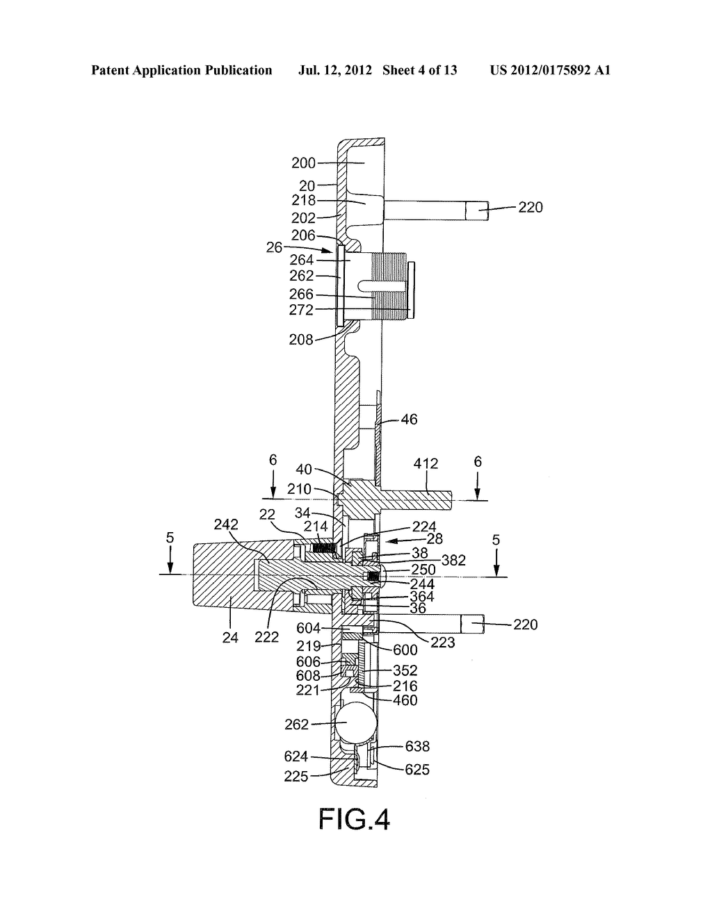 Outer Operational Device for Panic Exit Door Lock - diagram, schematic, and image 05