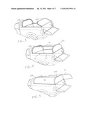 COLLAPSIBLE BASE SUPPORT ASSEMBLY FOR PICKUP TRUCK CARGO BED AND TONNEAU     COVER diagram and image