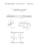 COLLAPSIBLE BASE SUPPORT ASSEMBLY FOR PICKUP TRUCK CARGO BED AND TONNEAU     COVER diagram and image