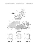 VEHICLE SEAT ASSEMBLY WITH AIR BAG PROTECTION MEMBER diagram and image