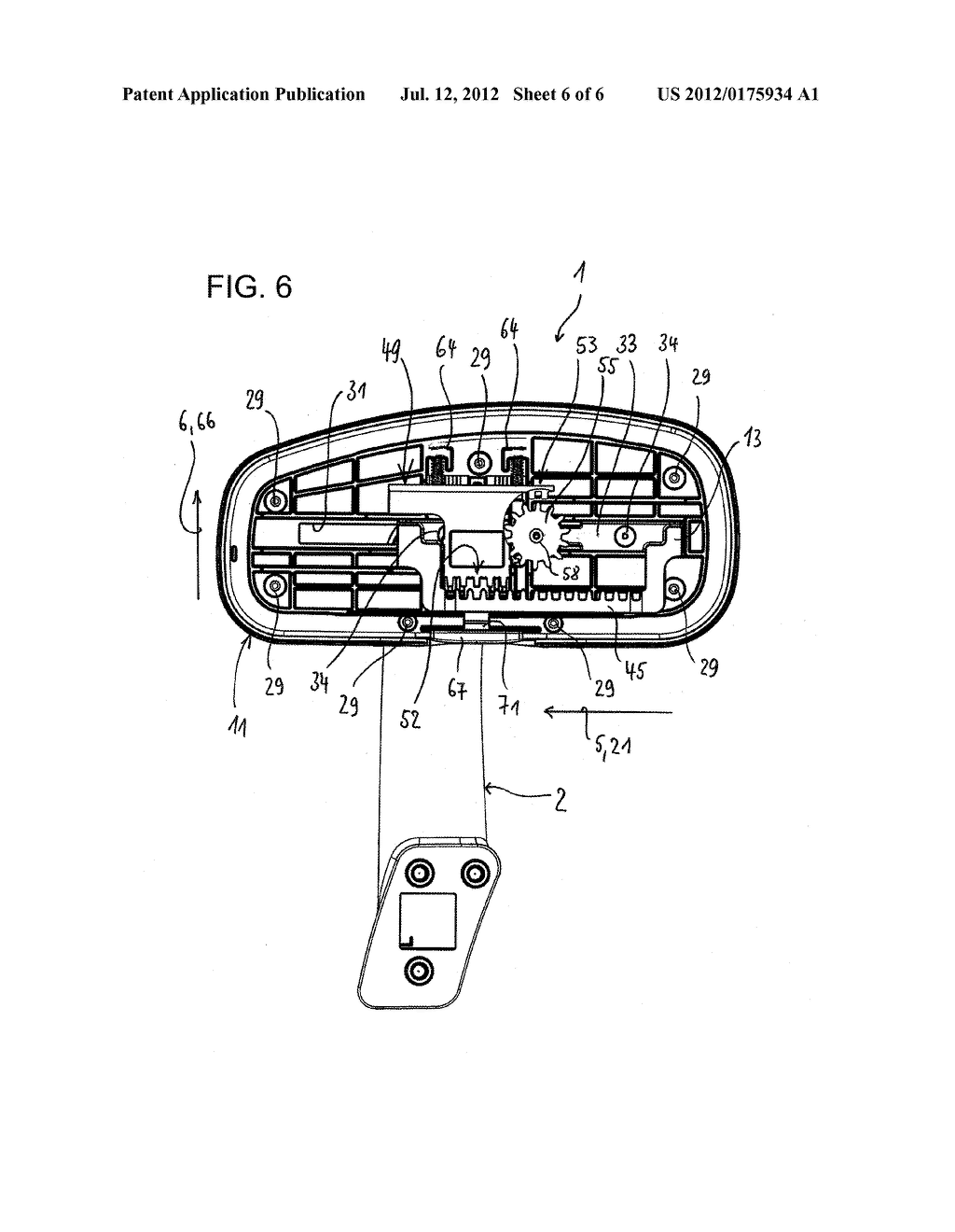 ARMREST, IN PARTICULAR FOR AN OFFICE CHAIR - diagram, schematic, and image 07